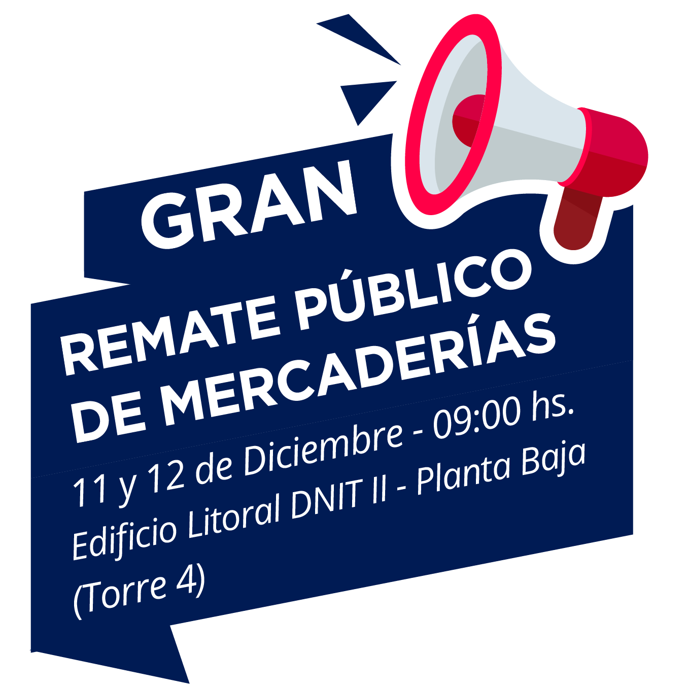 DNIT rematará mercaderías decomisadas los días 11 y 12 de diciembre