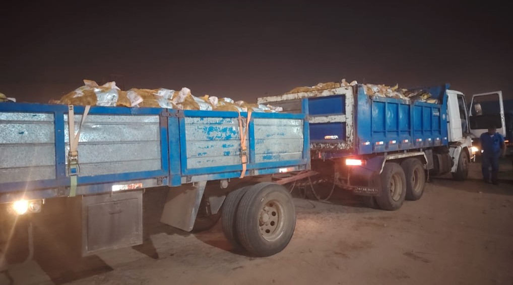 DNIT incauta 106.900 kilos de papa y cebolla 