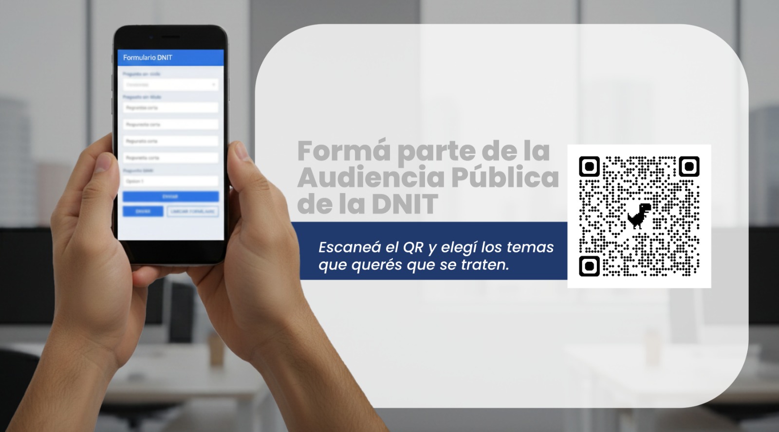 DNIT invita a la ciudadanía a definir temas para la Audiencia Pública 2025