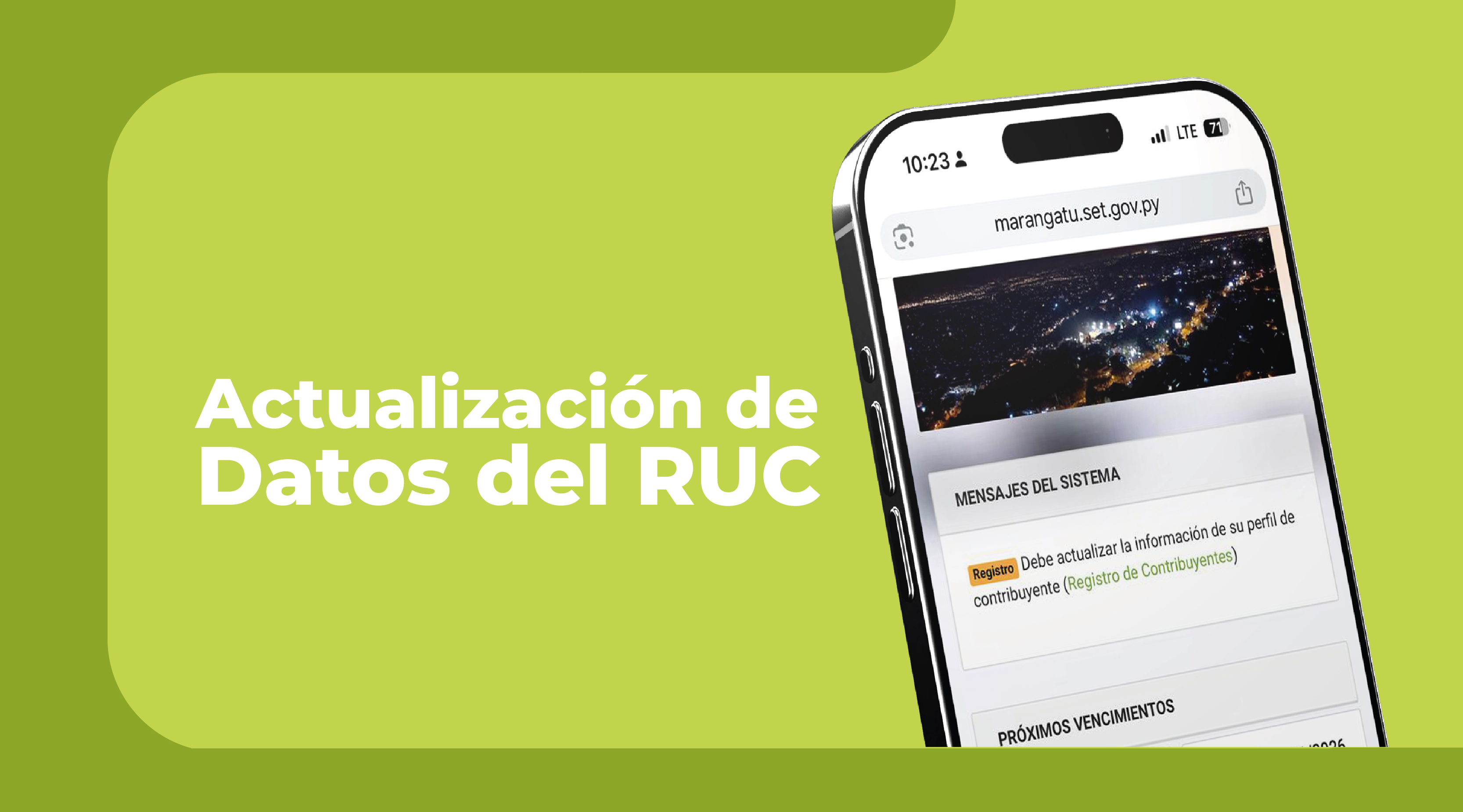Contribuyentes con terminación de RUC 2 deben actualizar sus datos en diciembre