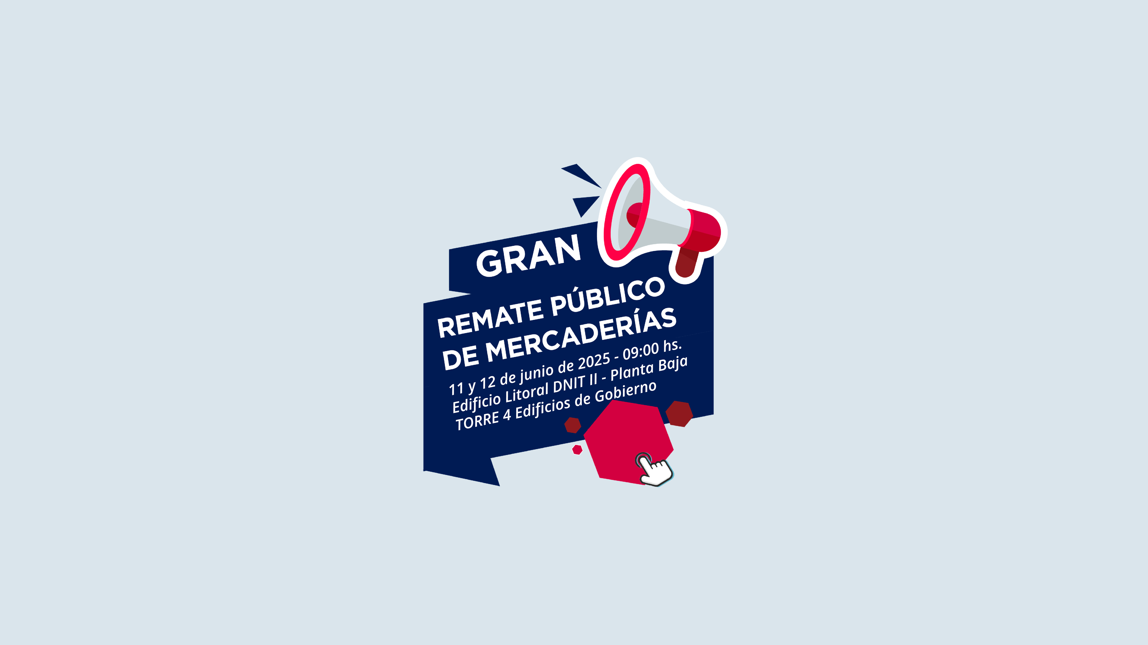 DNIT anuncia remate público para los días 11 y 12 de junio